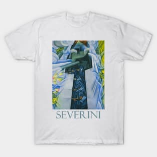 Armored Train in Action by Gino Severini T-Shirt